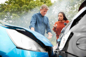 Two people in a car accident in Texas who will call an attorney