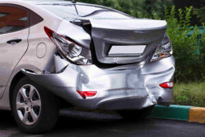 Rear-end collision requiring a claim through Parks Law Firm